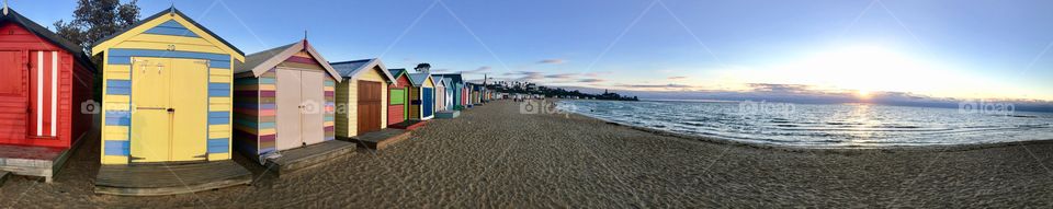 Brighton beach bath houses