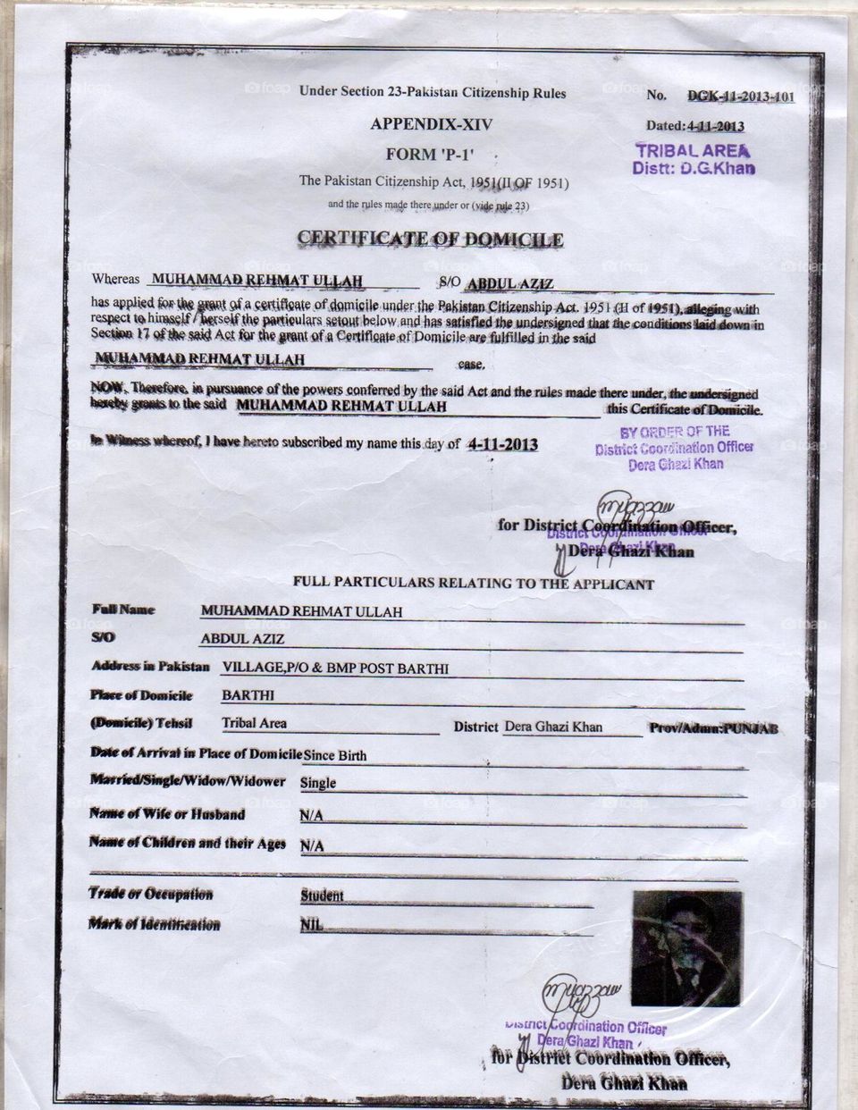 invalid documents.....