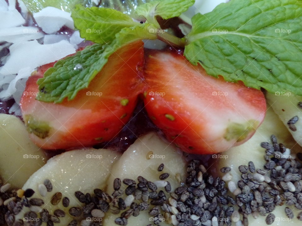 Close-up of a Smoothie Bowl