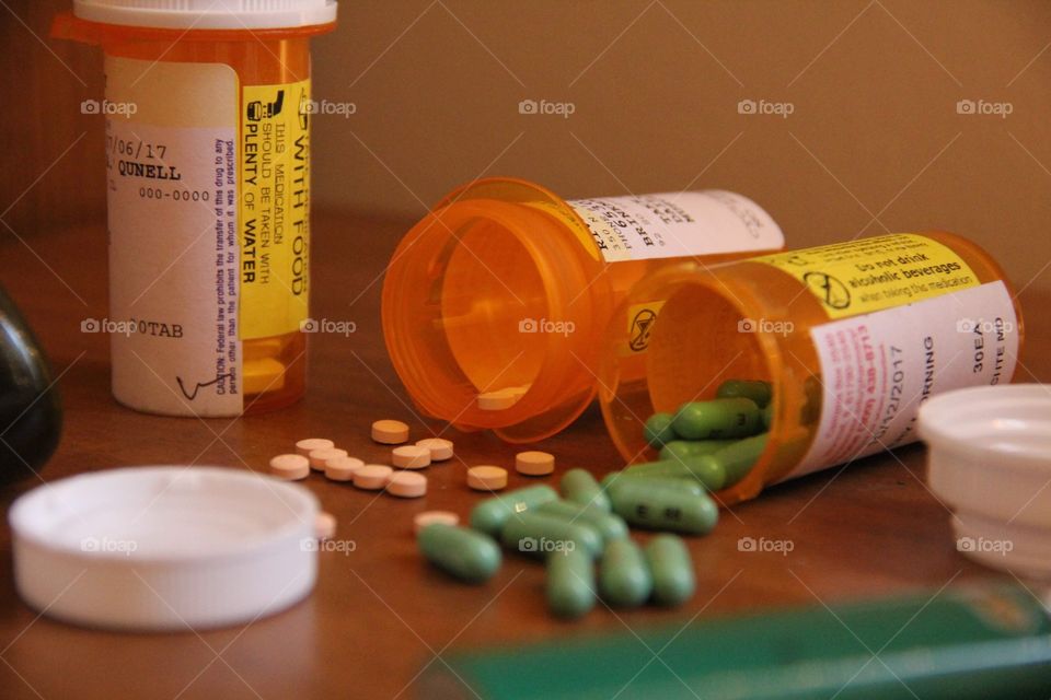 a photo of pills, good for a stock photo!
