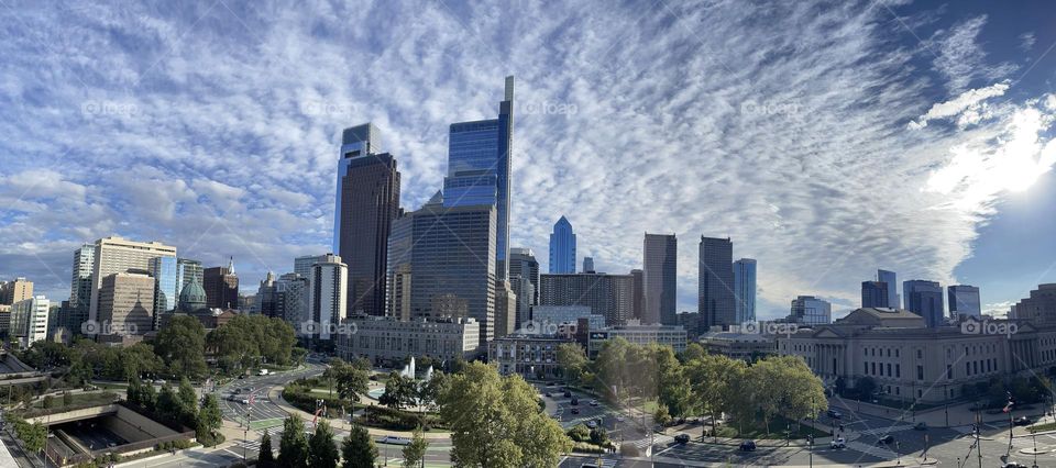 Panoramic View of Philadelphia