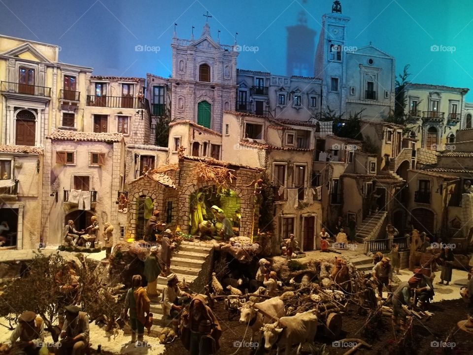 The Sicilian nativity scene