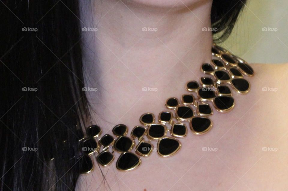 Wearing favourite jewellery 