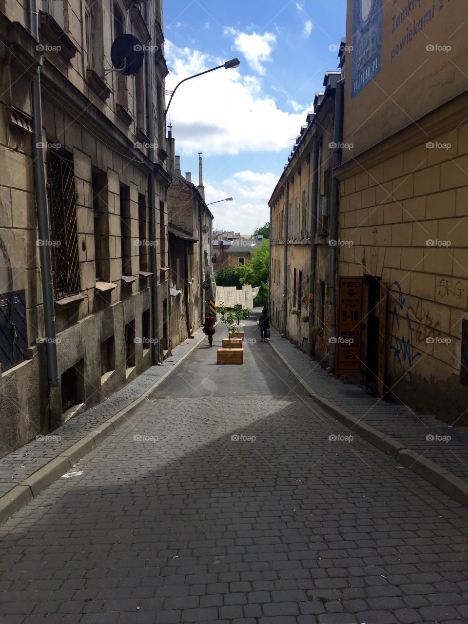 Pedestrian  street in Lublin