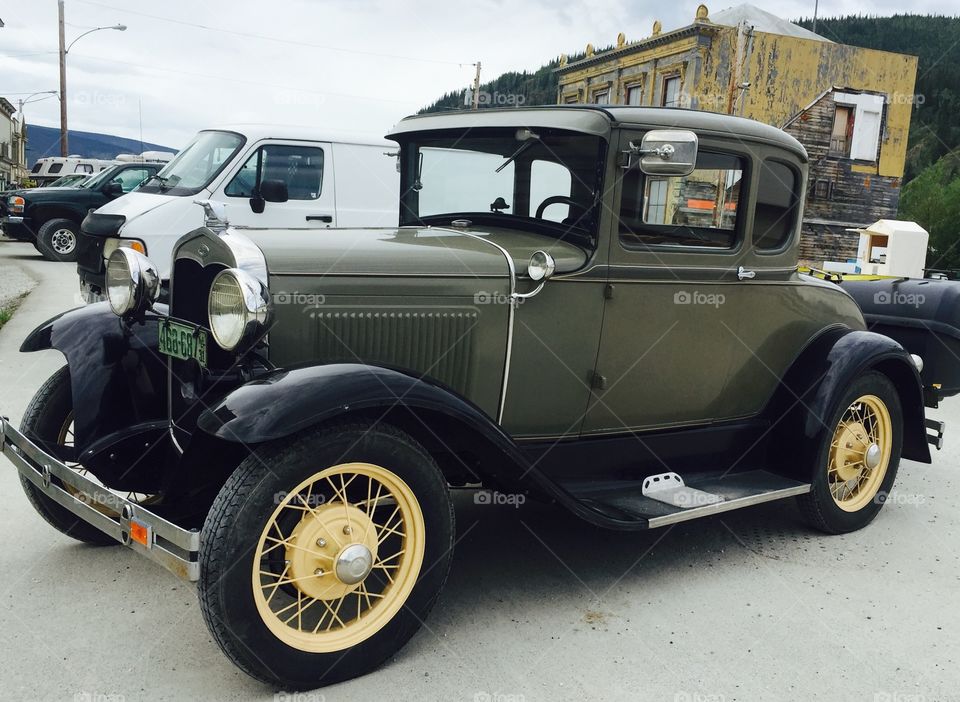 Vintage Car, Dawson City Yukon