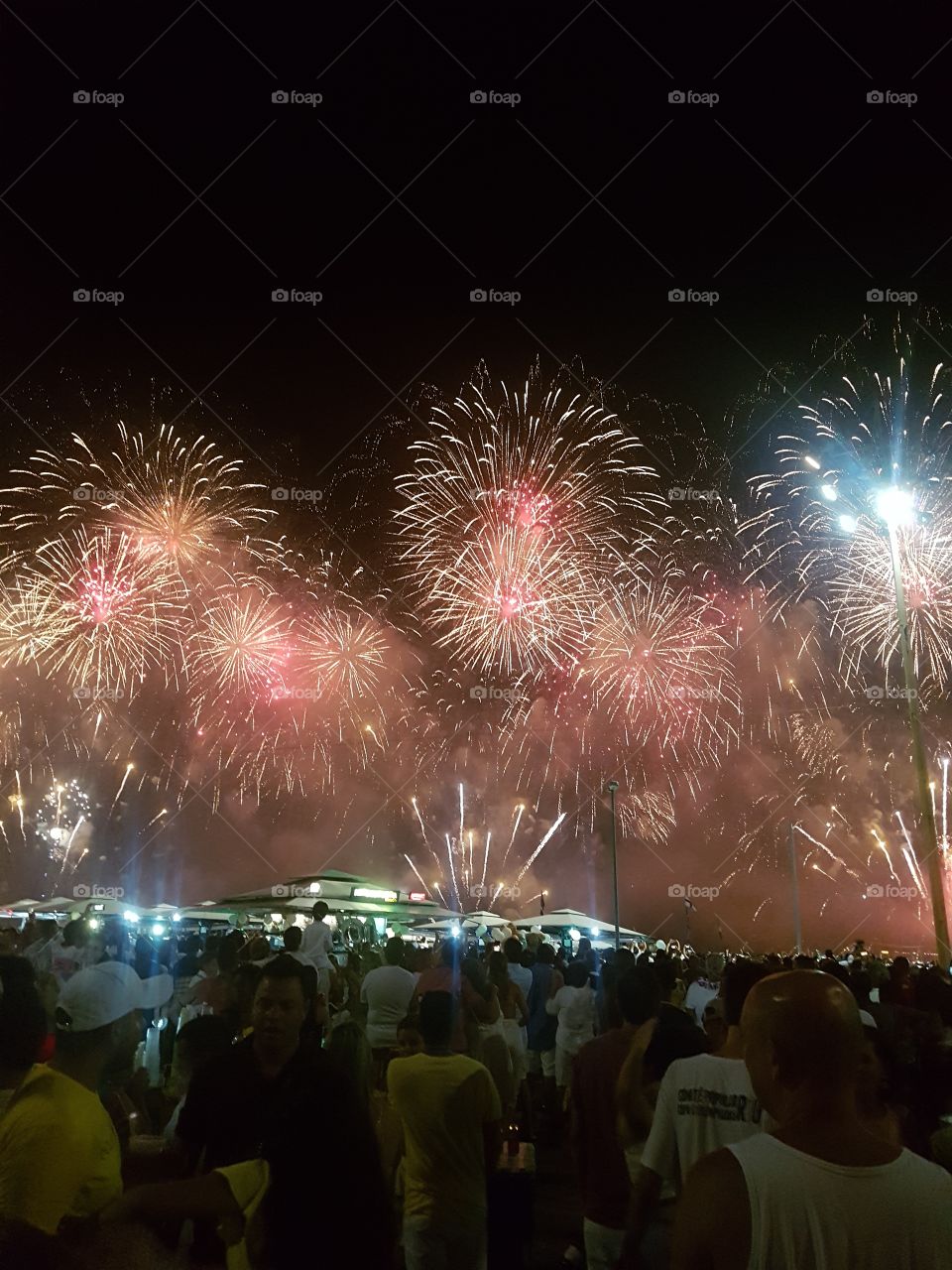 New Year in Copacabana (Brazil)