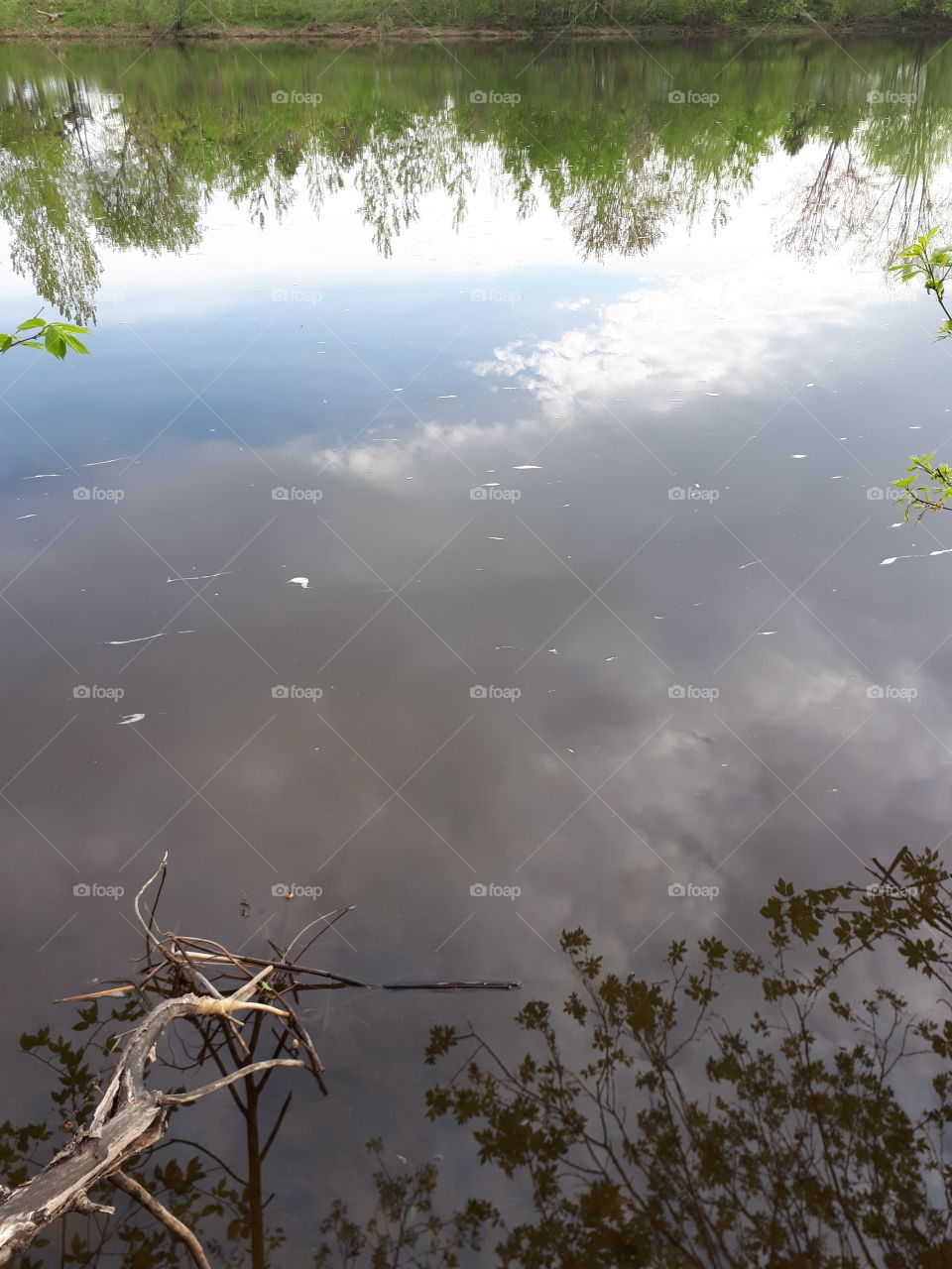 the sky in the river!🌎🏞