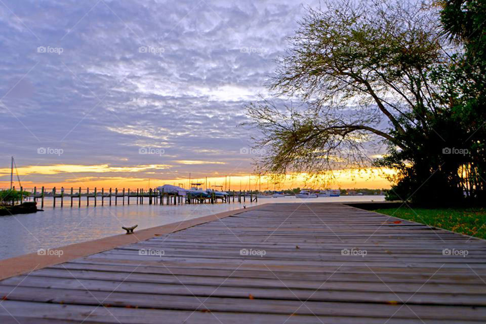 Stuart sunset. Glorious sunset in Stuart,  FL