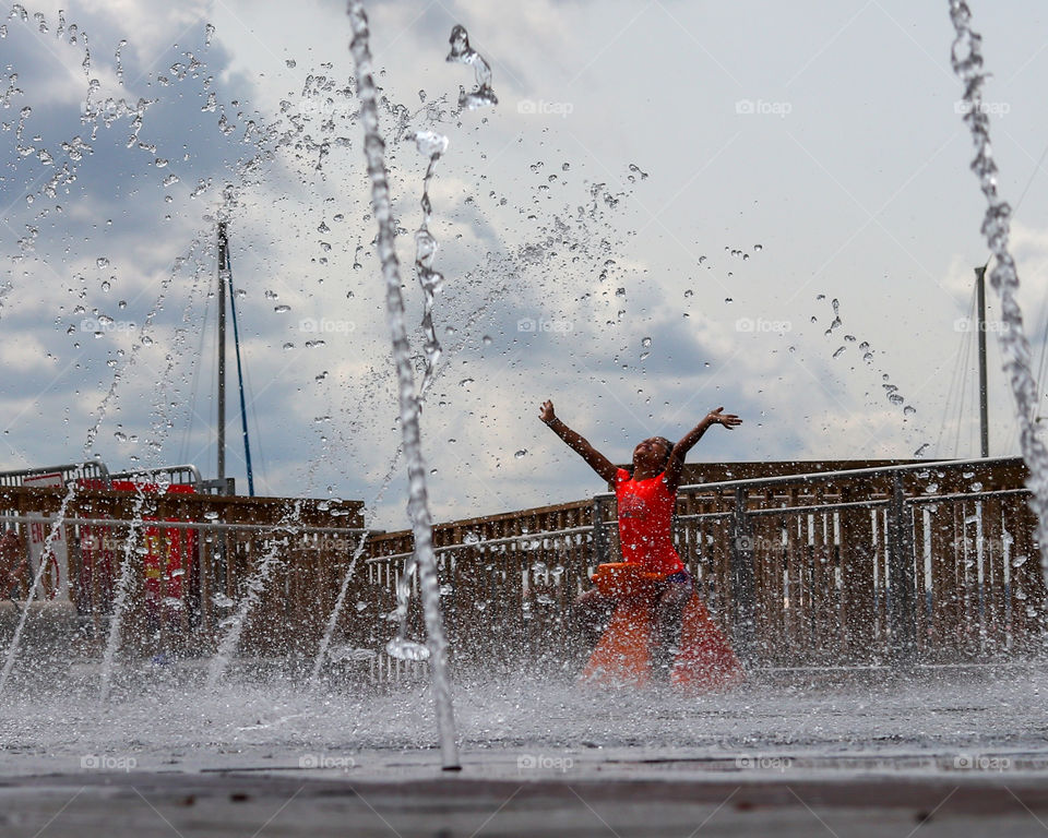 Collecting Memories - Fun at the Water Spouts