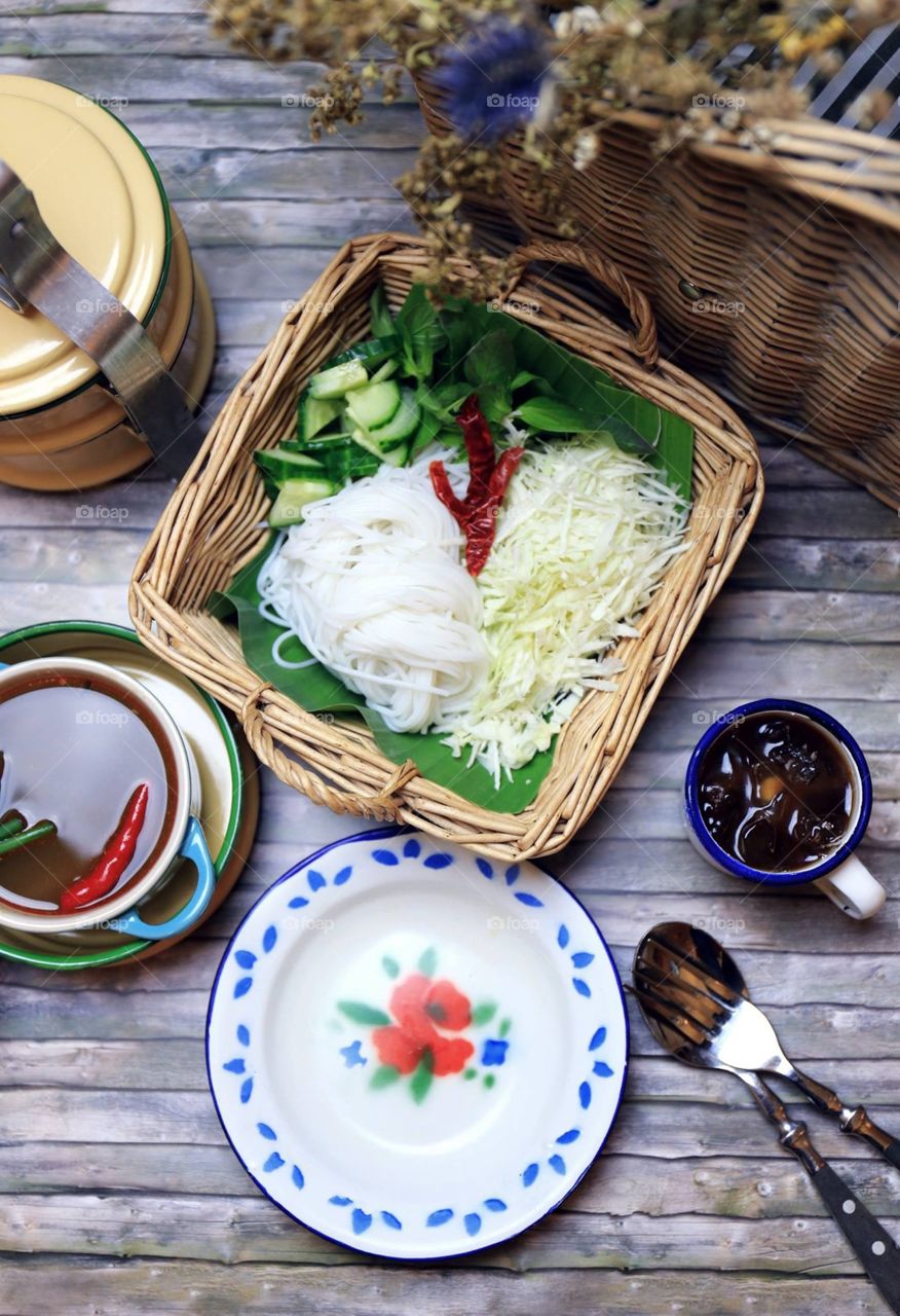 Asien Cuisine Thai-foods, noodle 