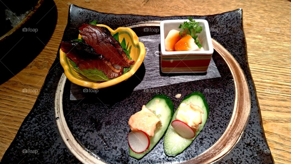 Fukui prefecture delicacy platter