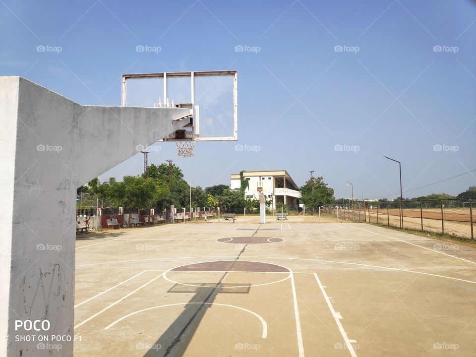 Basketball play ground