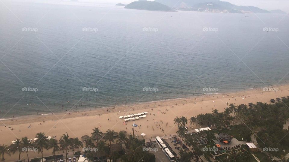 Nha Trang beach in Vietnam