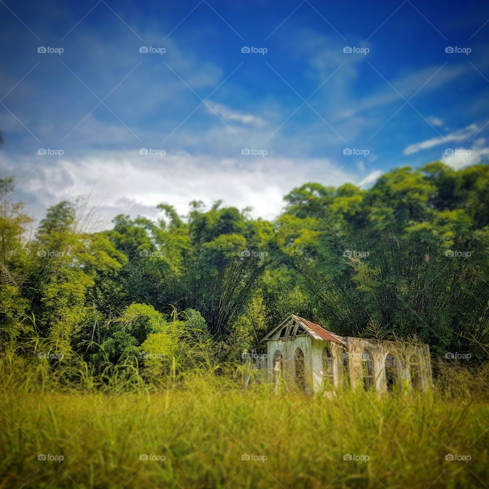 Ruins oc St. Chads Church, Tucker Valley