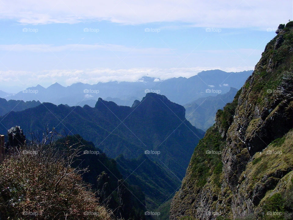 Chinese mountain view