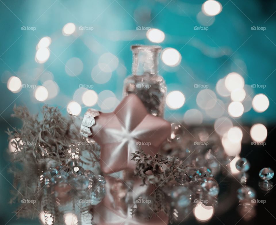 Decor glitter bokeh background