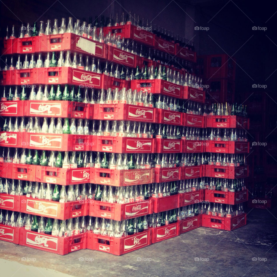 bottles coke storage crates by Phat_Farang