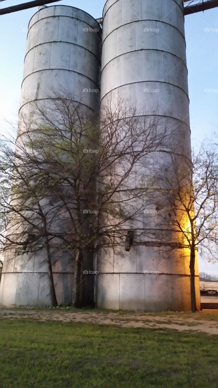 twin silos