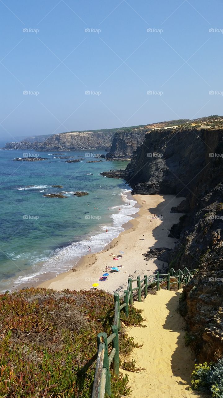 Beach, Zambujeira do Mar, Portugal