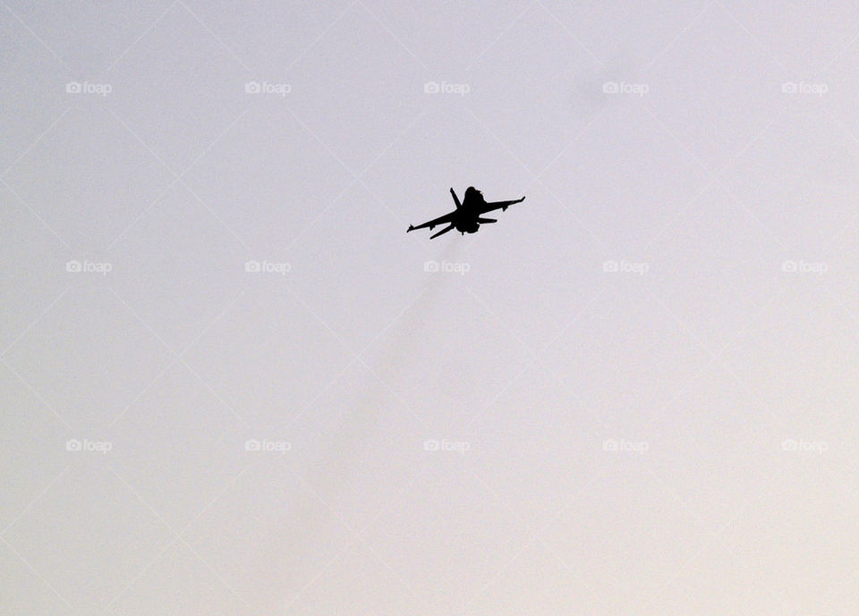 flight sky black airplane by a.bilbaisi