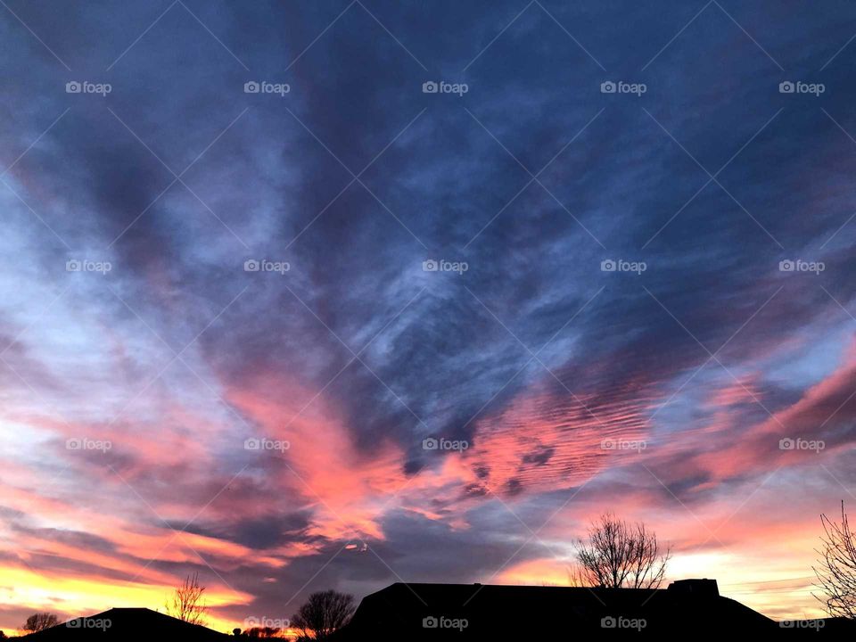 Sunset, Prescott, Arizona. 3/14/18
