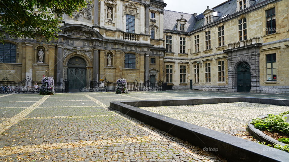 Hendrik Conscience square in Antwerp, Belgium.