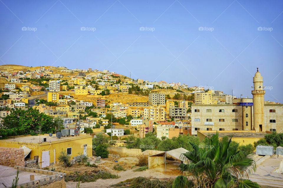 city of Ma'an, near Petra, Jordan