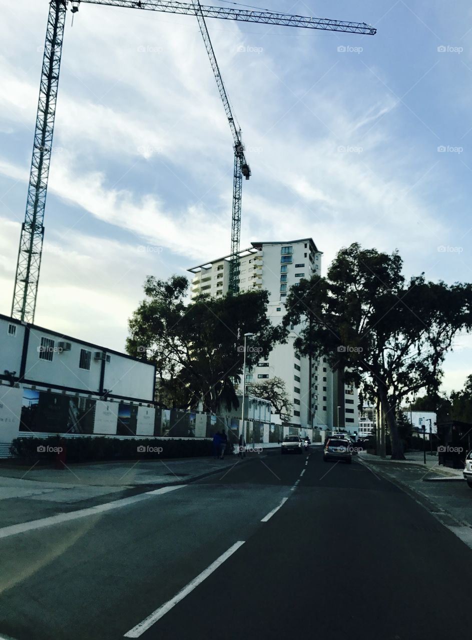 Buildings-streets-road 