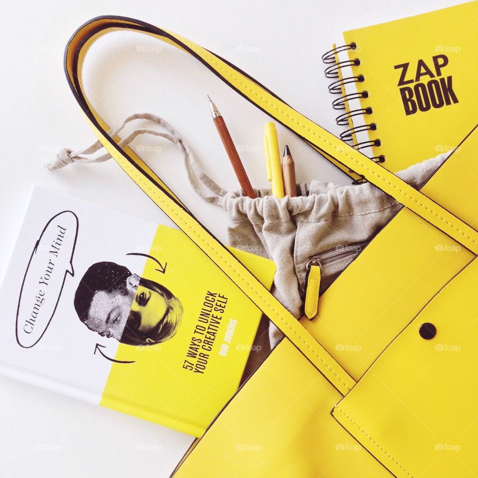 Awesome fashion flat lays with yellow items.