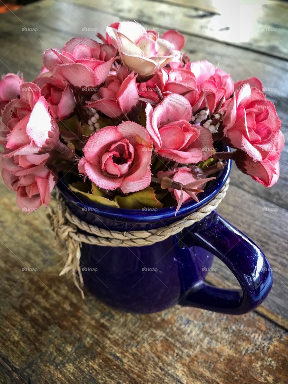 Flowers in mug 