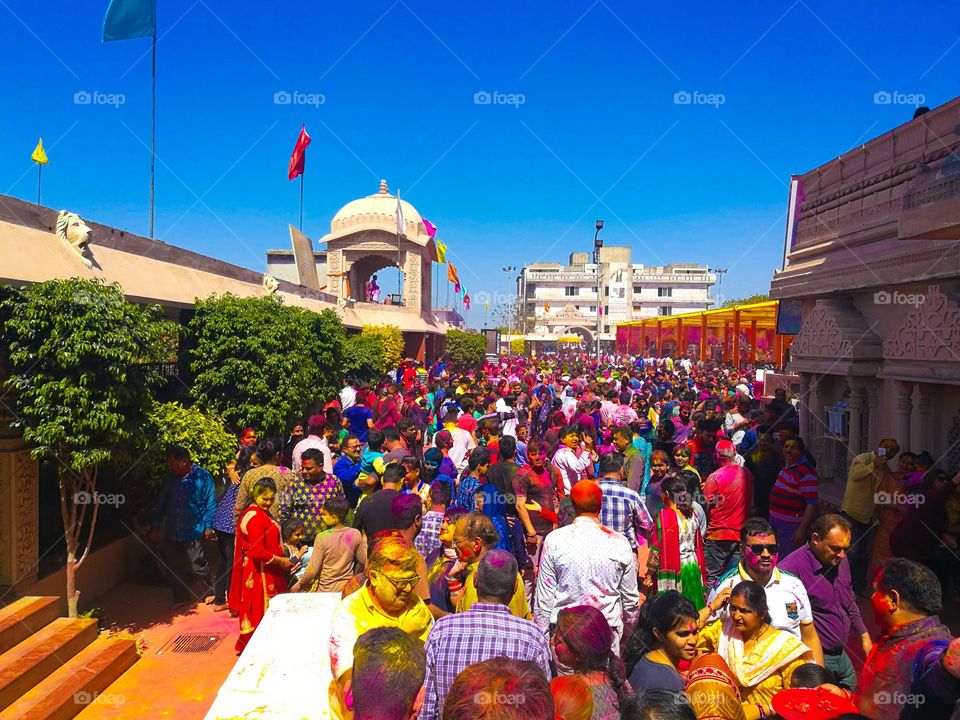 holi in india