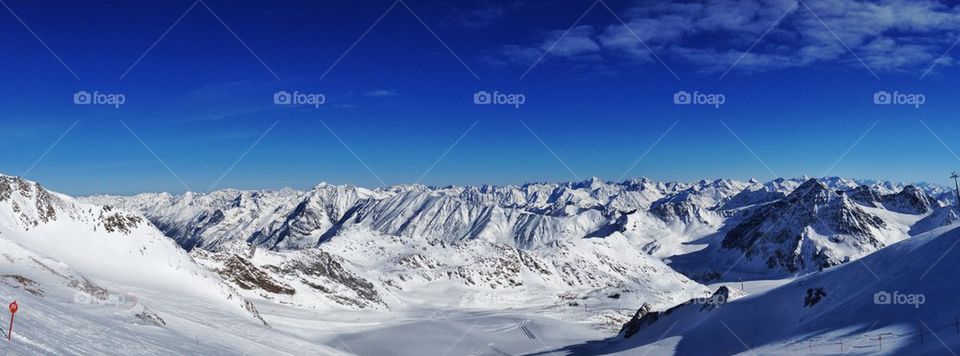 Winter in the alpes 