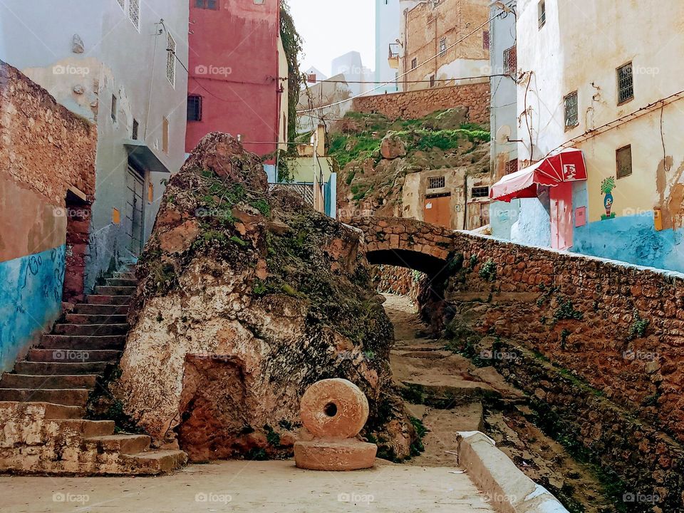 Ancien architecture in Bhalil village of morocco