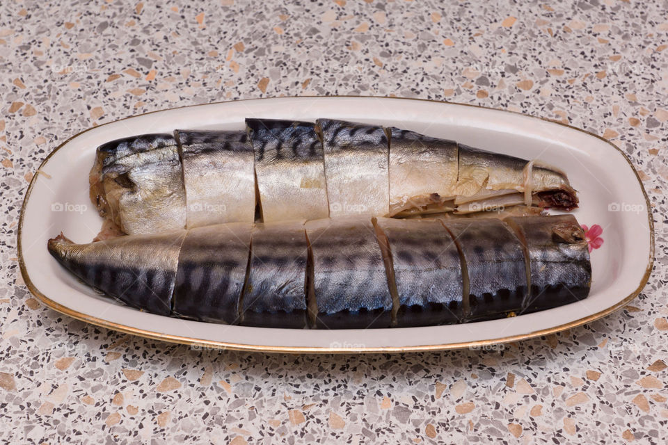 Fish sliced
