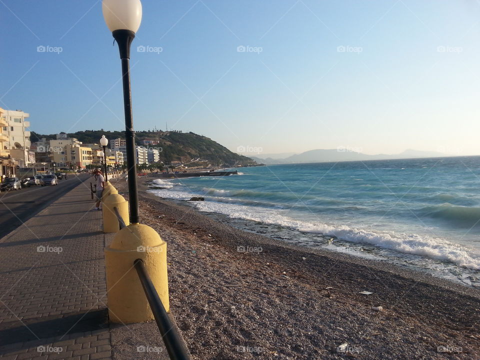 hotels facing the beach