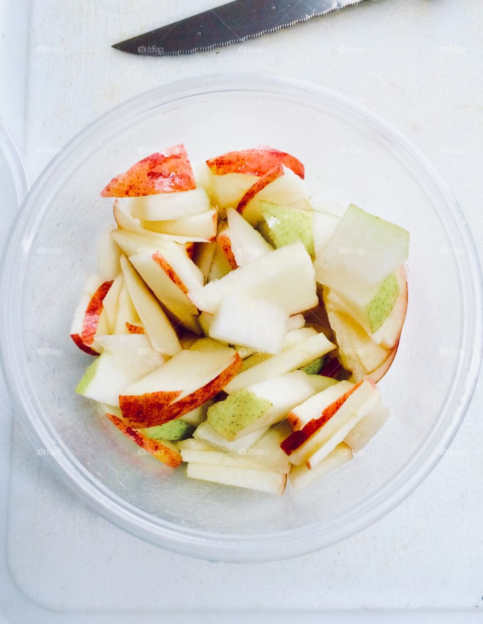 Beautiful minimalist fruit salad.