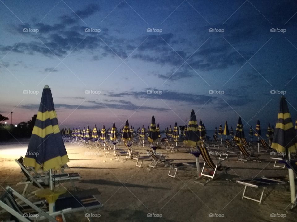 Sunset from the beach