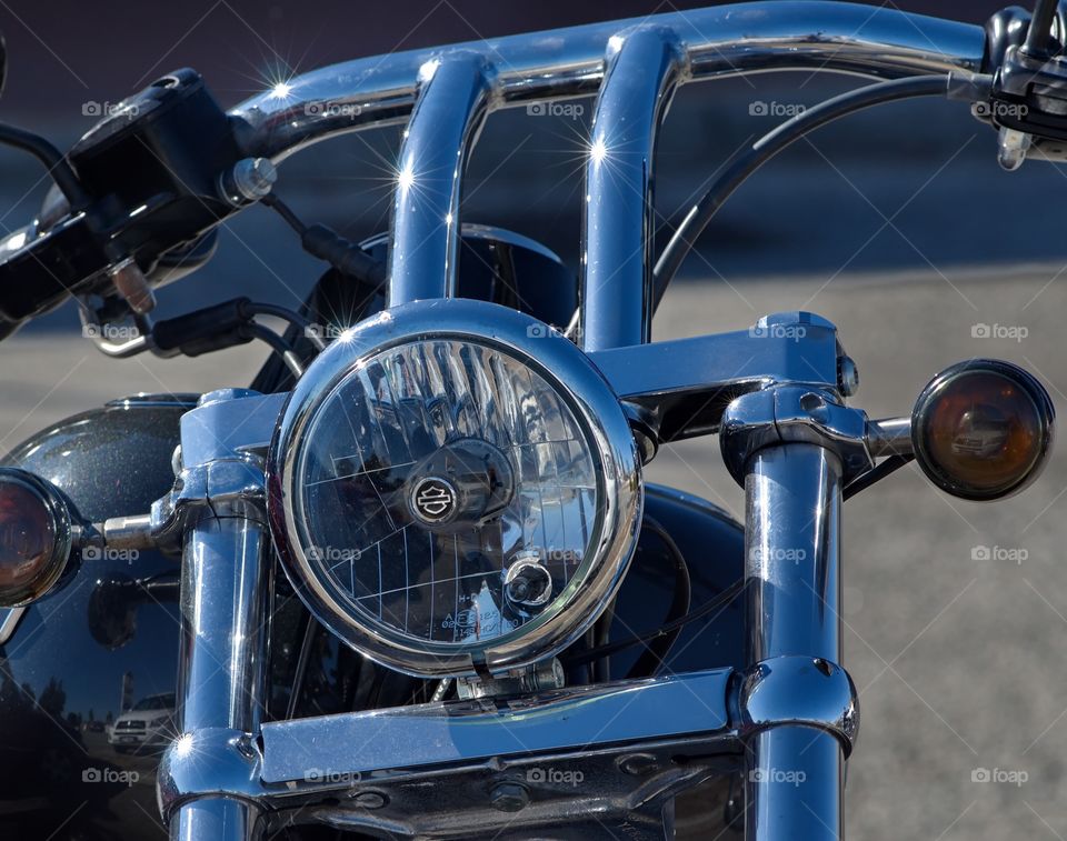 Harley Davidson chrome handlebars