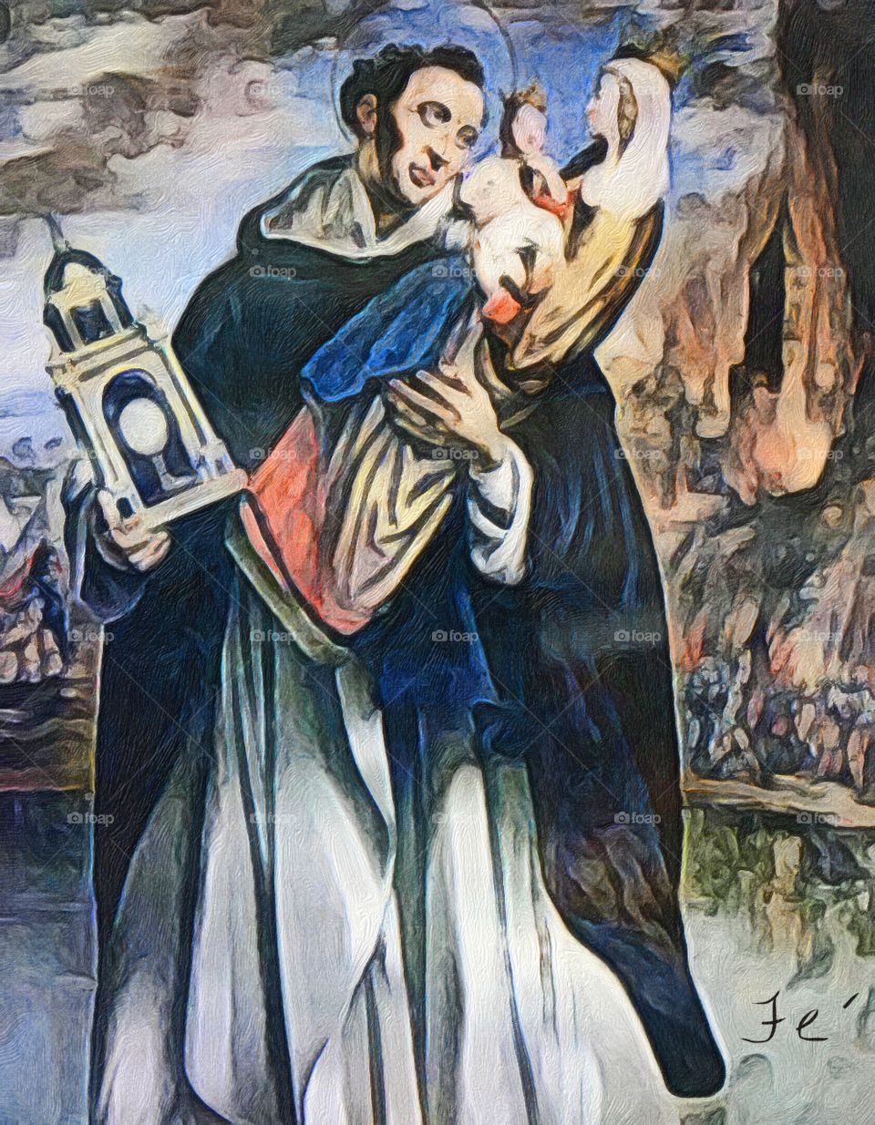 "Ó São Jacinto, que tão corajosamente evangelizaste no Leste Europeu, rogai por nós que recorremos a vós. Amém."

"O Saint Hyacinth, who has so courageously evangelized in Eastern Europe, pray for us that we turn to you. Amen."