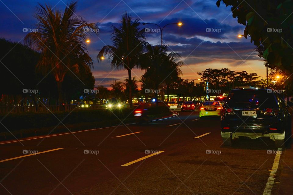 sunsets, Manila