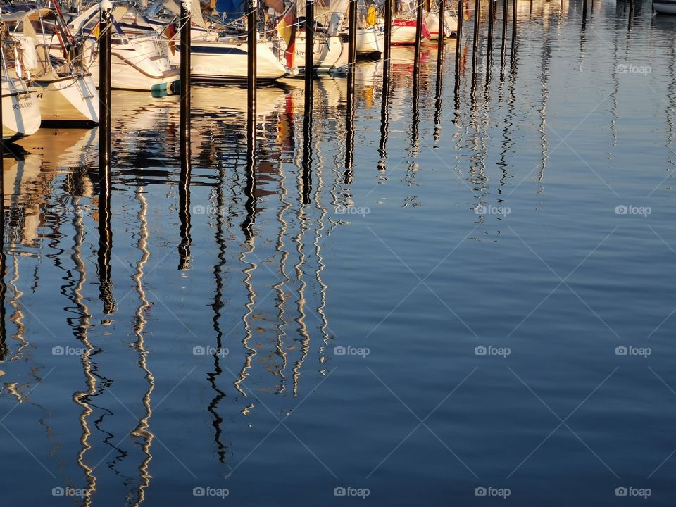 Abendsonne im Yachthafen