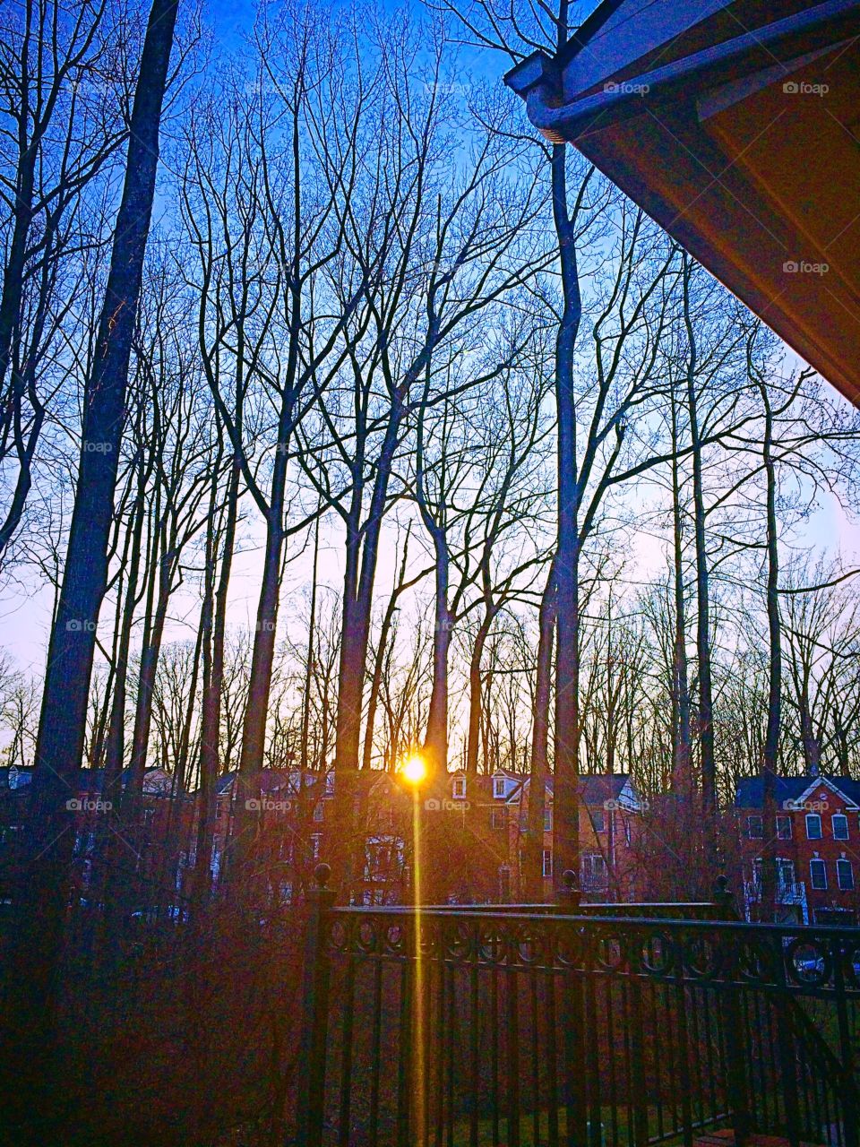 Sunset from my front porch