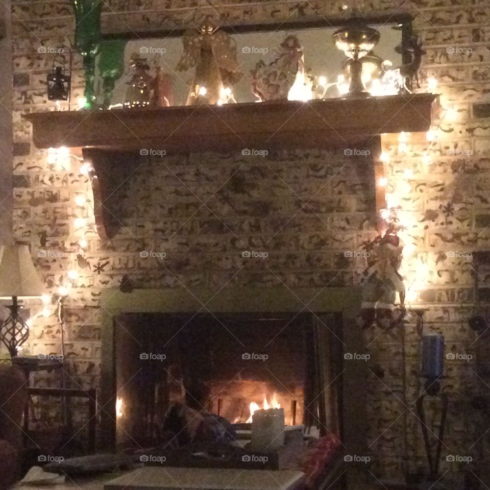 Holiday fireplace 