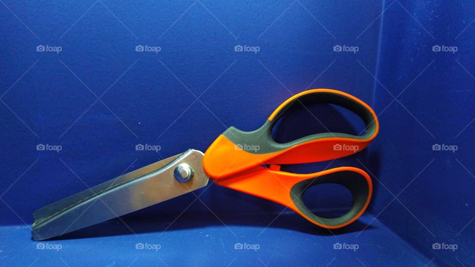 A colorful scissor