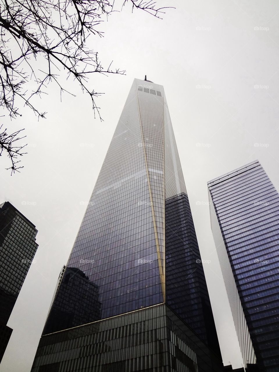 Freedom Tower in winter