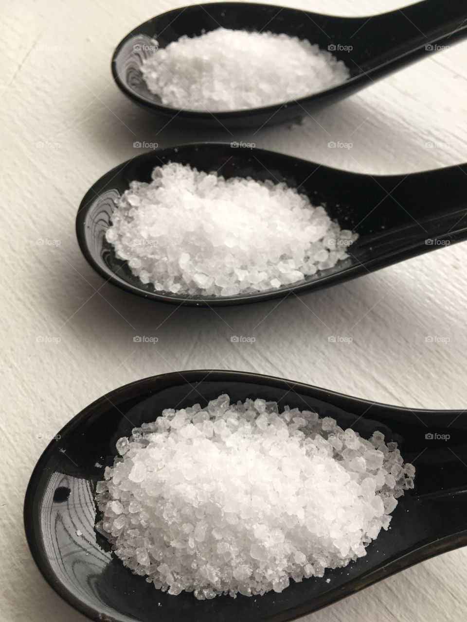 Three tablespoons of salt