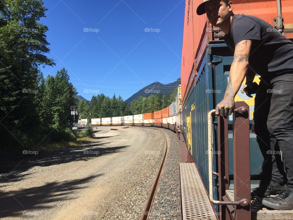 Track, Travel, Locomotive, People, Railway