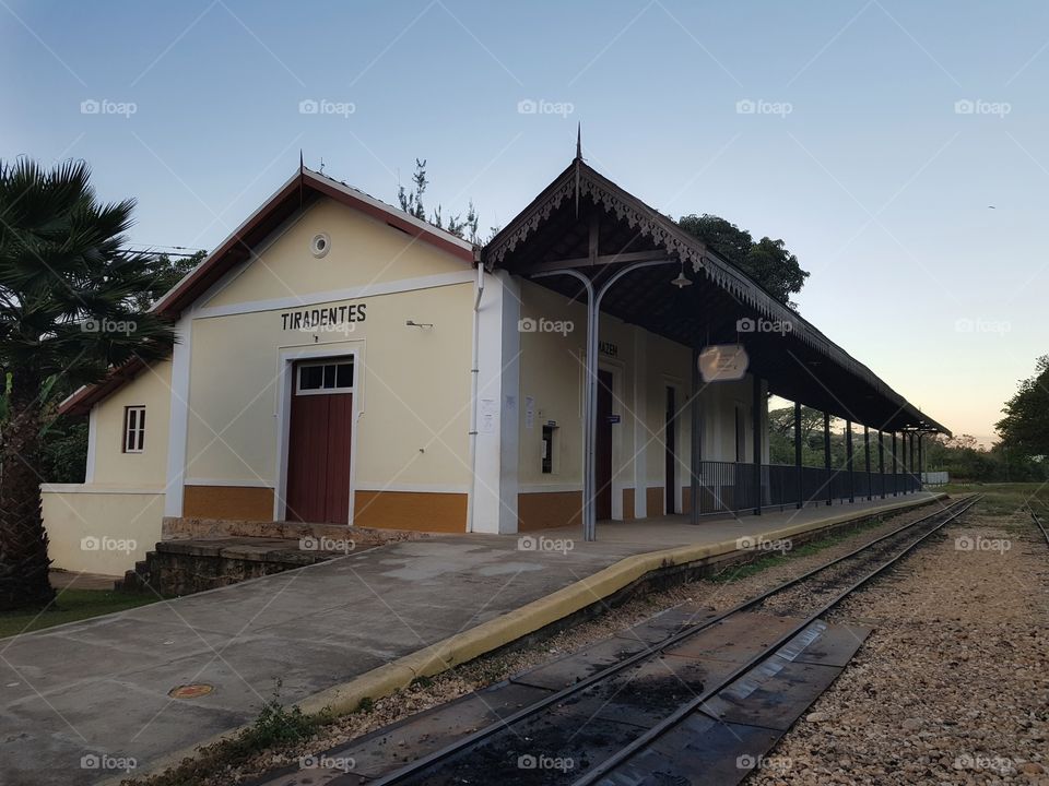 Tiradentes Station train