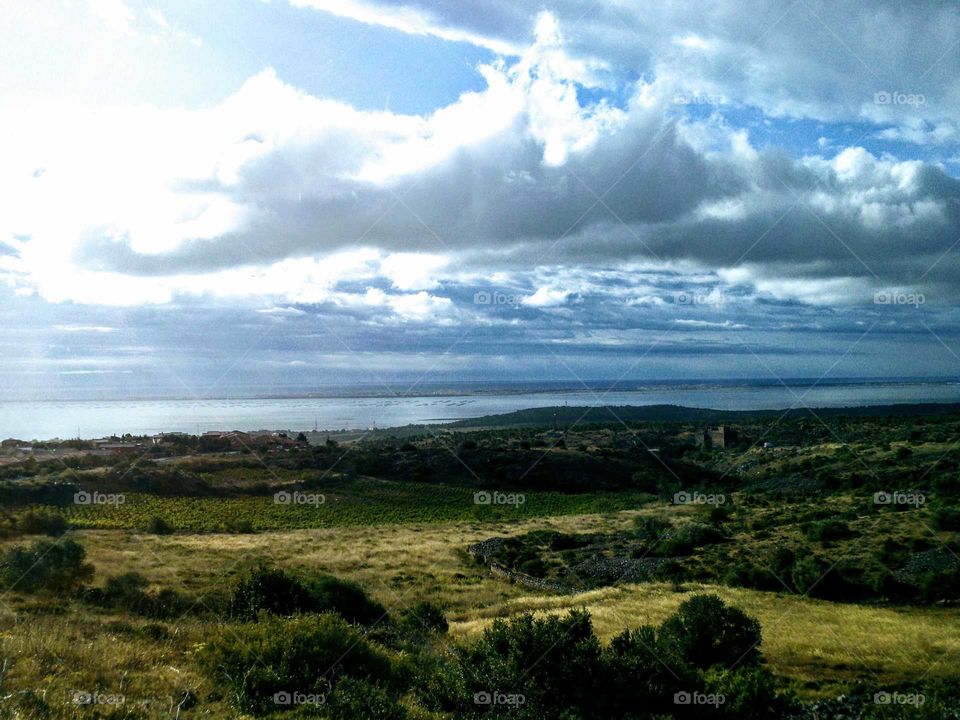 View from Garrigue in Fitou