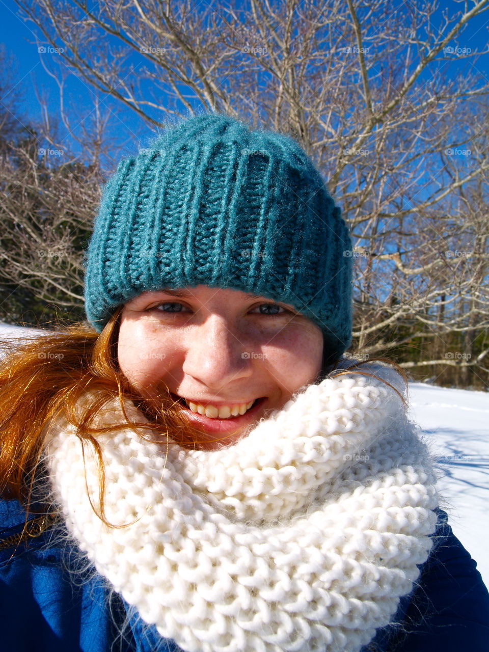 Winter, Cold, Snow, Warmly, Scarf